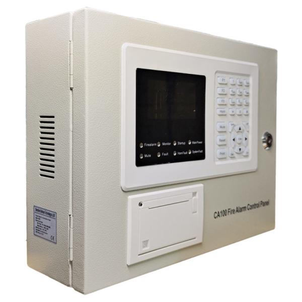 Addressable Fire Detection And Alarm System CA100 Addressable Fire Alarm System for Small Buildings with 254 Control Points and 1 Loop Capacity and CA100 Panel Fire Safety Alarm System