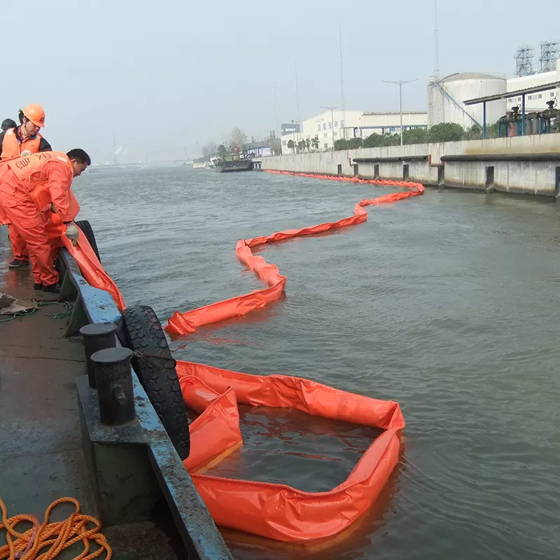 Непромокаемый плавая Geotextile заграждения замутненности занавеса ила
