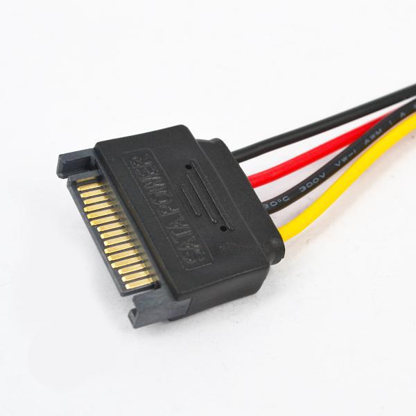 15 Pin SATA Male Molex To IDE Power Cable 4 Pin Female Adapter Extension Cable 15cm
