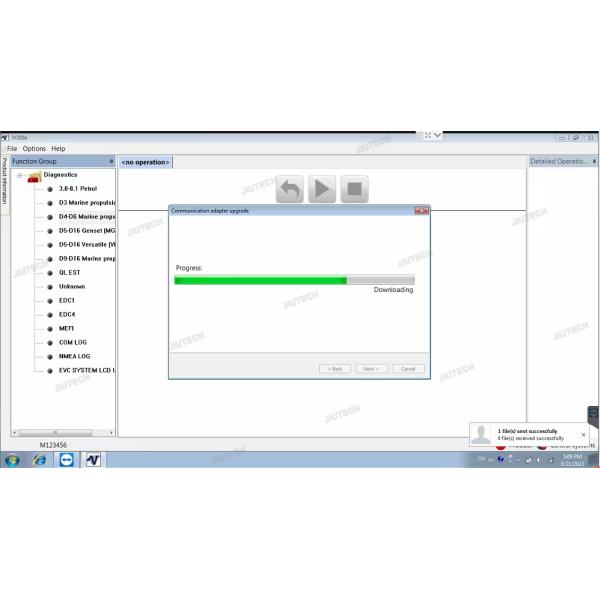 Logiciel PENTA VODIA5 pour vocom outil de diagnostic penta pour moteur de marine penta outil de diagnostic de générateur industriel