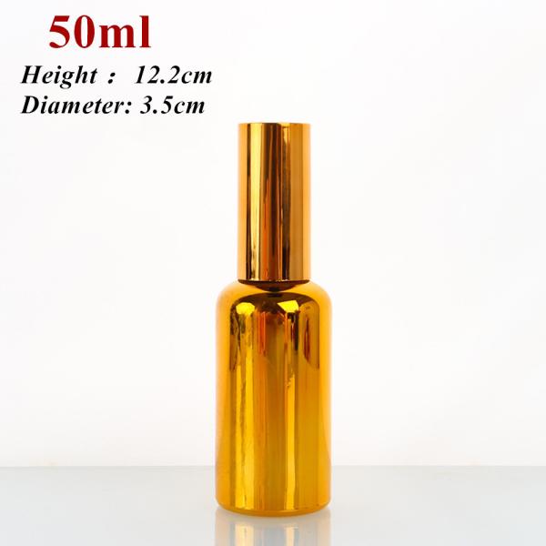 30ml 50ml Essential Oil Glass Dropper Bottle With Spray Head