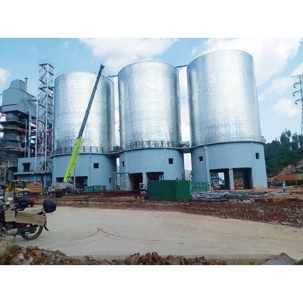 2mm-6mm Customized Capacity Galvanized Grain Silo Spiral Agricultural Farm Silos
