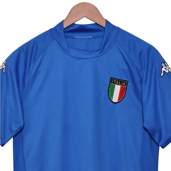 Italie 2002 Coupe du monde maison maillot de football rétro de haute qualité réplique