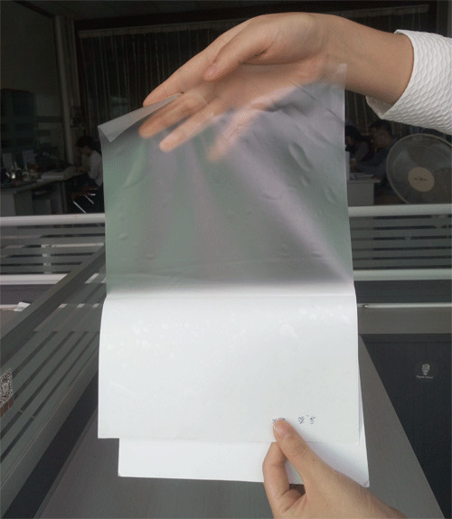 Прозрачные Printable стикеры Hologram/Destructible ярлыки винила