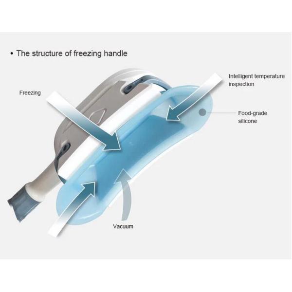 Salon / Clinic / Home Use Body Fat Freezing Machine Portable With Two Cryo Handles