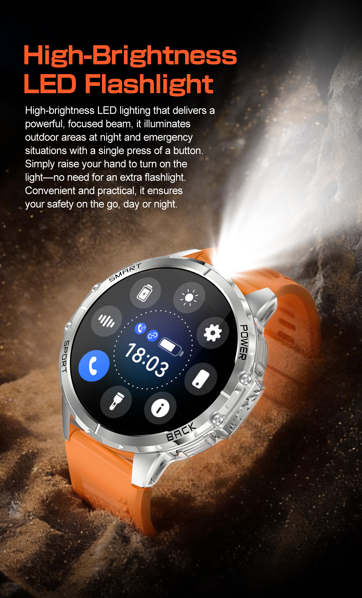 K77 Android Smartwatch Call IP67 Waterproof IPS Fitness Tracker Heart Rate Monitor Sleep Tracker Multi-Sport Silicone Alloy Case