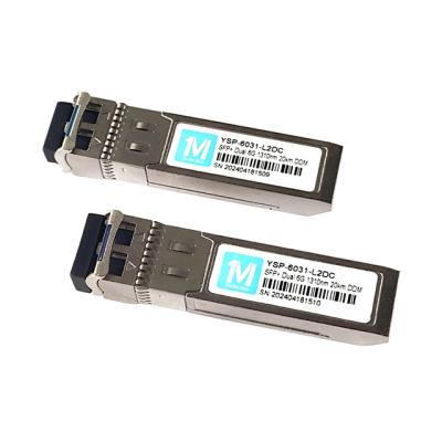 6G SFP 20km 1310nm LC DDM SMF Fiber Type Singlemode Optical Module for IP Network Data Transmission