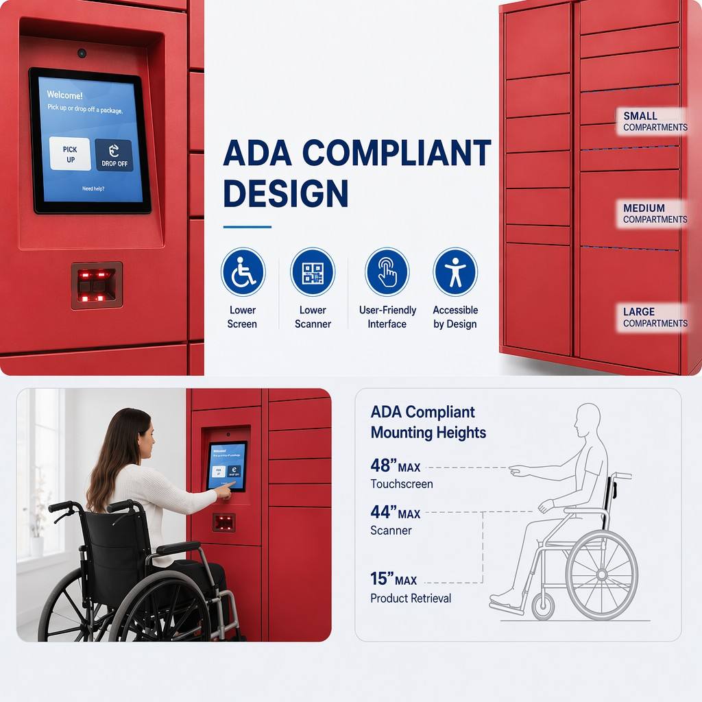 Winnsen Prescription Smart Parcel Medicine Delivery Locker Temperature Controlled QR Code for Pharmacy Chain