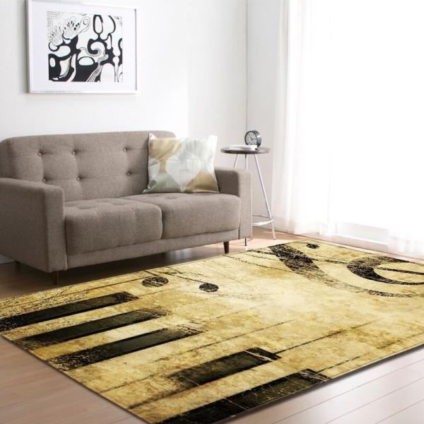 Living room large carpet, bedroom floor mat, scenic, artistic, cute, non slip decorative, and cold insulation mat