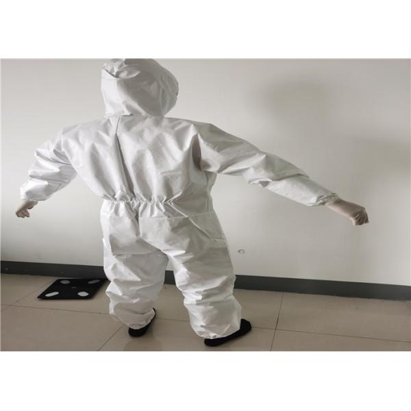 Waterproof 50gsm Disposable Protective Coverall / Disposable Protective Suit
