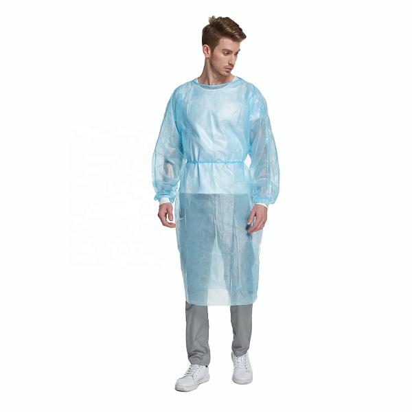 pp+pe isolation gown disposable protective clothing isolation gowns