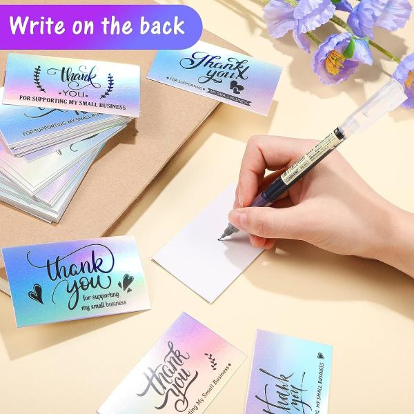 Thank You Cards, Christmas Stickers Set,  Thank You Business Card Thank You Roll Labels Thank You for Support