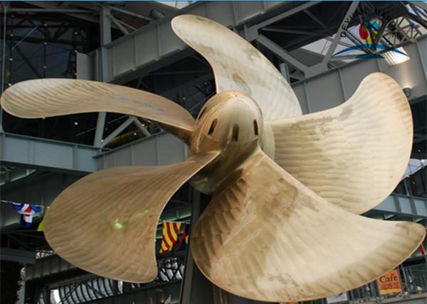 Bronze Alloy Marine Propulsion Diesel Engines , 0.5m Diameter Ship Propulsion