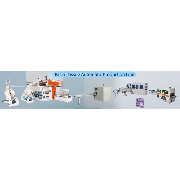 High Speed Facial Tissue Packing Machine Automatical Facial Tissue Wrapping Machine 380V