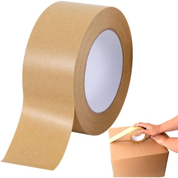 Printable Hot Melt Self Adhesive Gummed Brown 145 MIC Custom Kraft Paper Tape