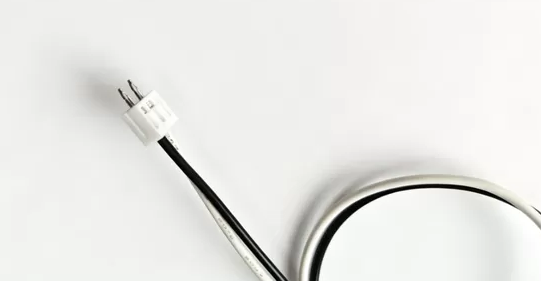 1.25mm Pitch To 2.0mm Pitch 2P Black And White Electronic Wire
