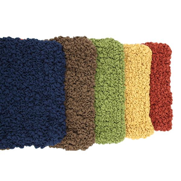 Угловой светлый роскошный стиль Seersucker твердоцветные диванные чехлы для декора гостиной