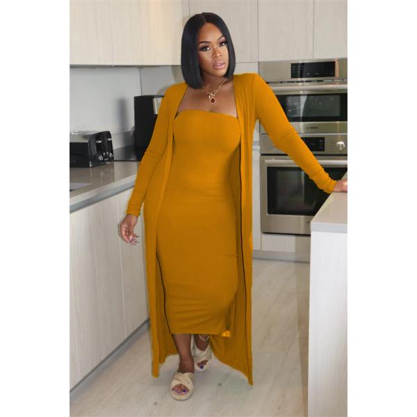 2022 New Arrivals Women Clothing Solid Color sexy dress set Two Piece outfit ladies wears casual