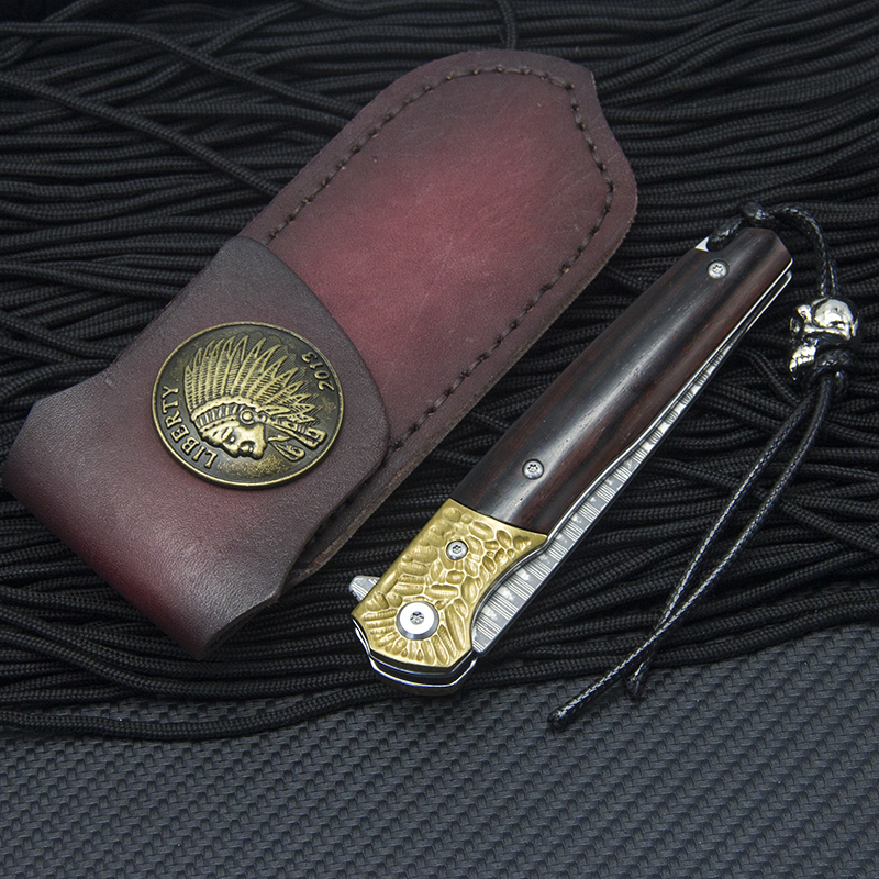 GT-N1137 Customized Damascus VG10 Steel Damascus Knife Floding Knife Tunafire