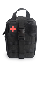 Universal Tactical Seat ​Back Organizer Vehicle Molle Panel Organizer Storage Bag With Detachable Molle Pouch