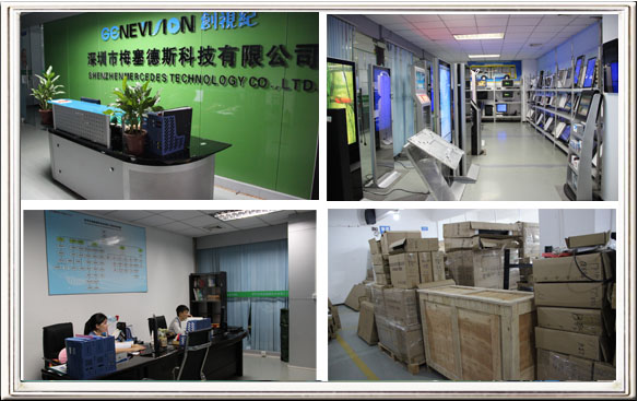 1280 * 1024 3G Digital Signage , 500cd/m2 Brightness 3G Media Player
