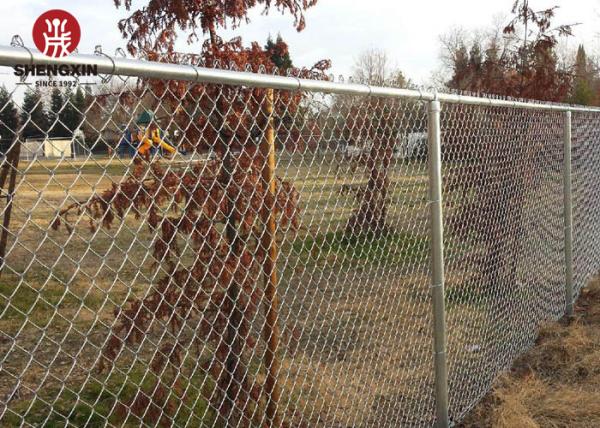 2mx15m Portable Chain Link Fence Panels Zinc Coated Wire Mesh Fencing