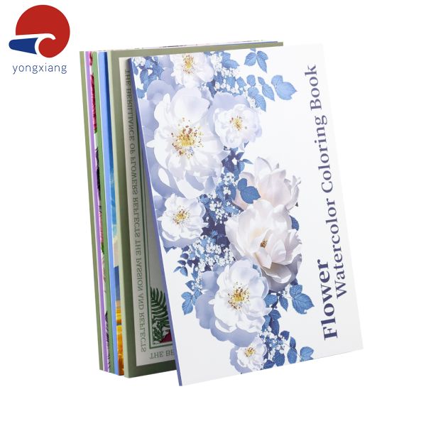 Soft Cover Coloring Book Printing Offset Printing Painting Coloring Book