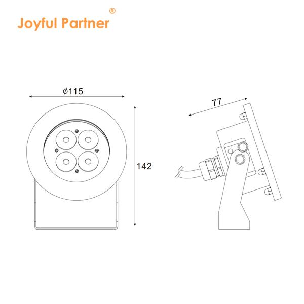 Super brilhante LED piscina Spot Light Outdoor fonte subaquática luz