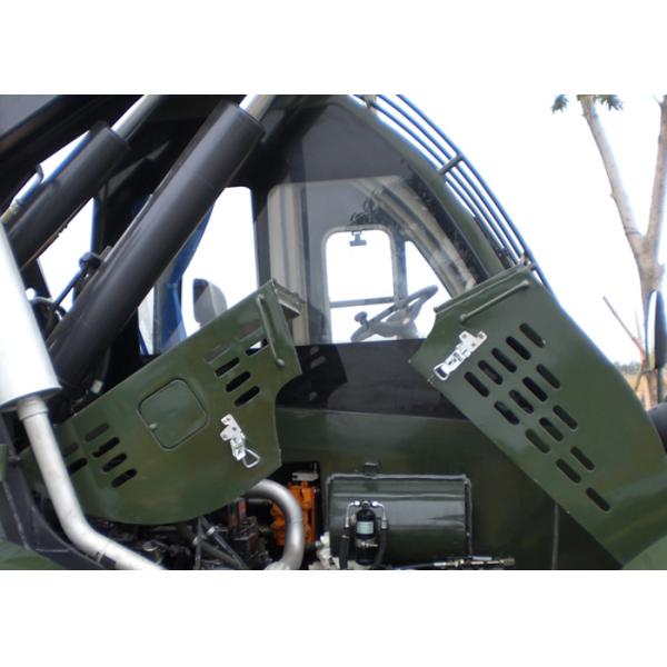 Rear Wheel Steering Telescopic Reach Forklift , Hydraulic Brake Boom Lift Truck Rental