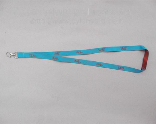 Custom made woven lanyards, low cost woven neck ribbons factory from China
