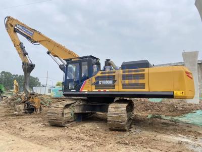 Second Hand Sany SY600H Excavator Sheet Pile Driver Operating Weight 51000kg