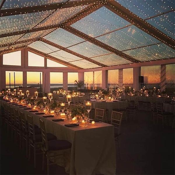 Aluminum Alloy 6061 PVC Canopy Clear Wedding Marquee Tent 200 500 Seaters