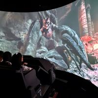 Films riches à l'intérieur Grande projection Écran incurvé Dynamique 7d Théâtre ferroviaire