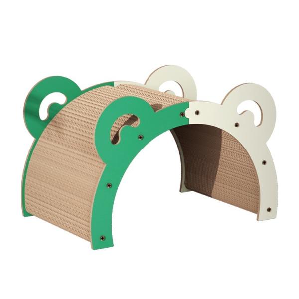 Corrugated Paper Style Cat Bed Scratcher Funny Comfy Lounge Cardboard Couch for Feline Fun