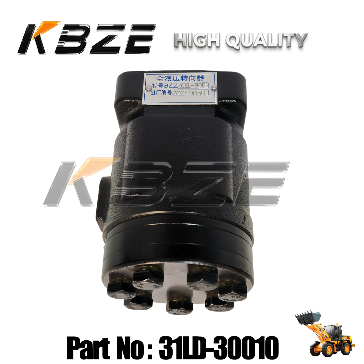 KBZE TOP QUALITY ORBITROL STEERING UNIT 31LD-30010 HYUNDAI FITS HL757-7 HL757-9