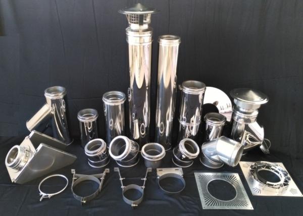 Wall Timber Double Wall Stainless Steel Chimney Pipe Roof Flashing Seamless