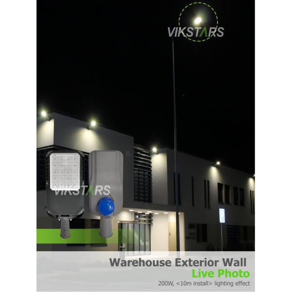 Фотоэлементные светодиодные уличные фонари 50w 100w 150w 200w с углом луча 90 градусов