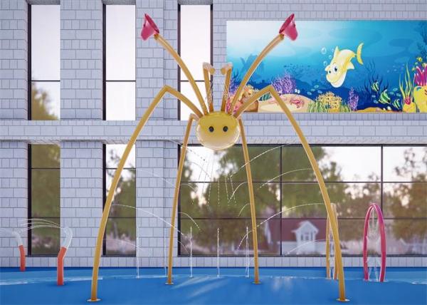 Holiday Resort Spray Park Interactive Water Play For Children Adults