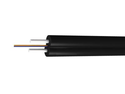 FTTH Indoor Fiber Optic Drop Cable 1/2/4core