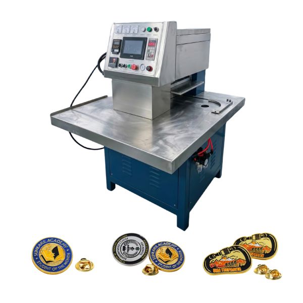Full Automatic Jewelry Badges Casting Machine with Vacuum System for Metal Lead Alloy Materials