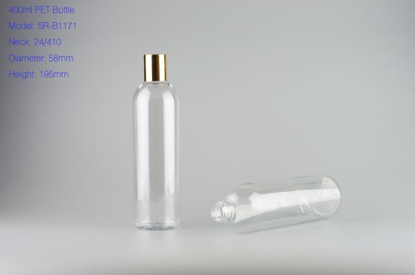 400ml high quality clear PET bottle,hair conditioner bottle with lotion pump