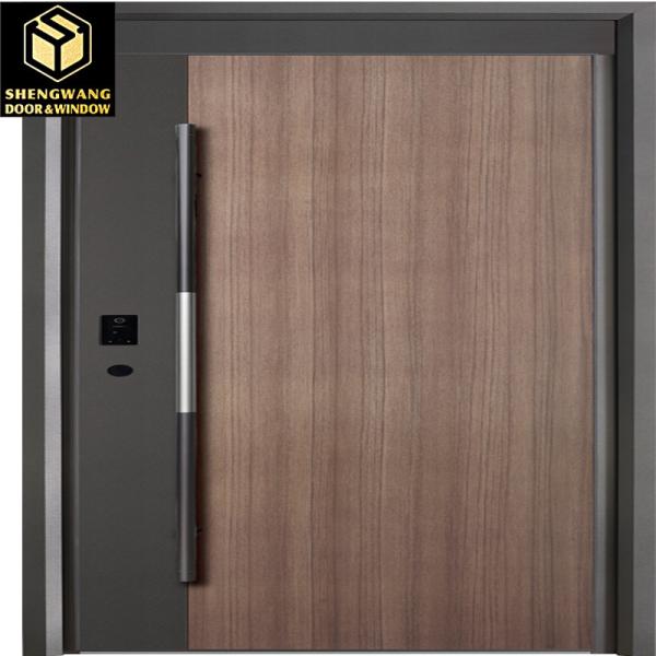 Corrosion Resistant Stainless Steel Swing Door For Living Hall Bedroom Bathroom Fashion Metal Swinging Doors With Durability