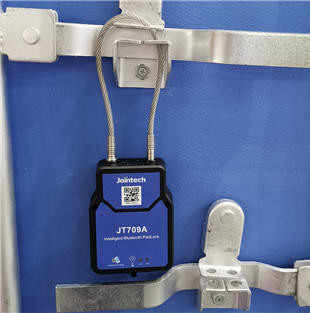 Контроль состояния безопасности RFID груза умного Bluetooth Padlock GPS логистический открывая