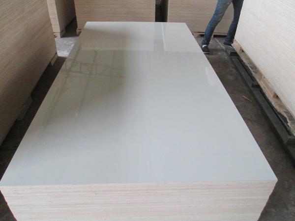 First-Class Grade and E1 Formaldehyde Emission Standards white HPL faced plywood sheet