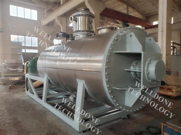 SUS316L Disc Vacuum Paddle Dryer For Sludge And Manure