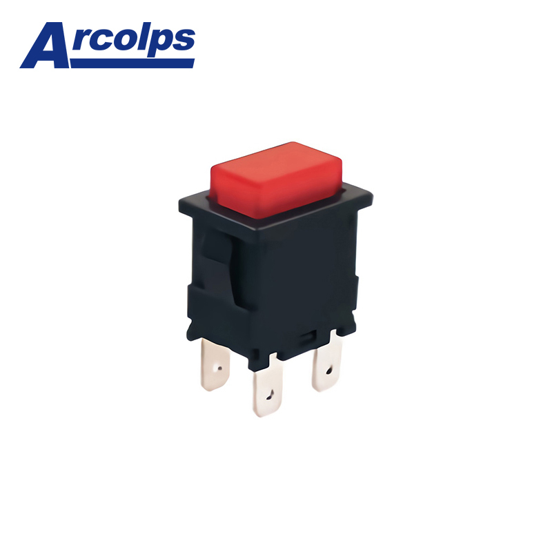 CE RoHS Safety Push Button Switch With 1NO1NC 10A 250V For Home Appliances