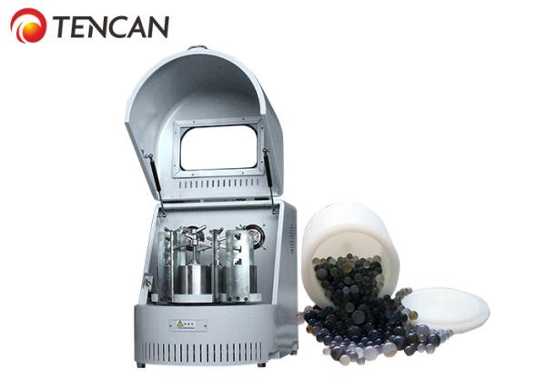 4*4L 380V 50HZ Vertical Laboratory Ball Mill Semi - Circle Round Shape for Sample Powder