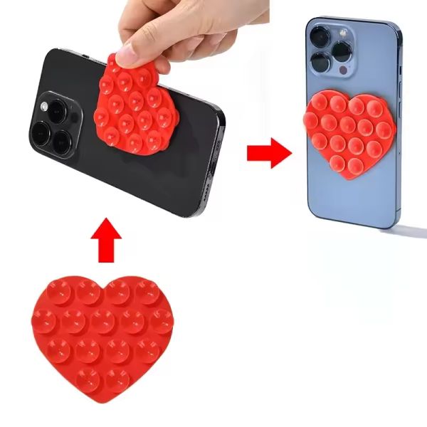 Explosive Wear-Resistant Silicone Double-Sided Suction Cup Phone Stand Multi-Style Design Desk Organizer for Mobile Phone Fixed
