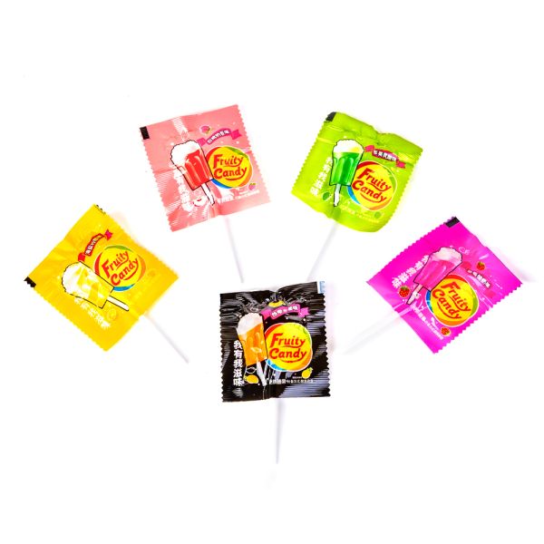 Assorted Mixed Fruit Flavor Lollipop Candy Stick Candy Hard Candy Wholesale