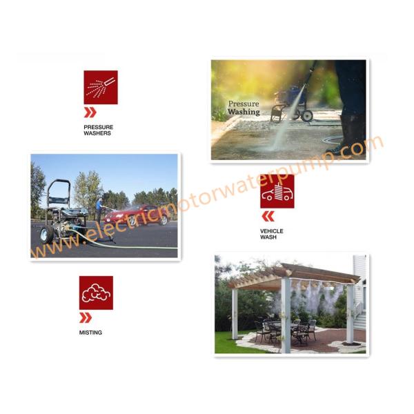 Aluminum Housing IP55 Class F Hollow Shaft Electric Motor 132S2-4 7.5KW 10HP For Car Washer